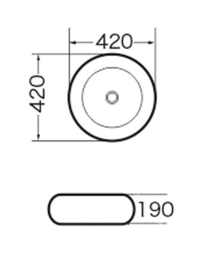 Раковина-чаша Grossman 42 GR-3010 Белая