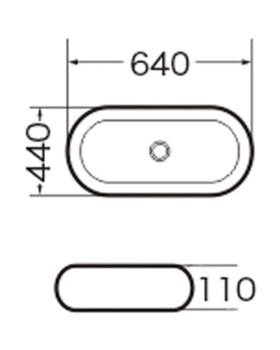 Раковина-чаша Grossman 64 GR-3011 Белая