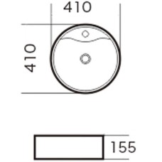 Раковина-чаша Grossman 41 GR-3012 Белая