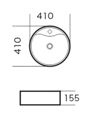 Раковина-чаша Grossman 41 GR-3012 Белая