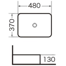 Раковина-чаша Grossman 48 GR-3016 Белая