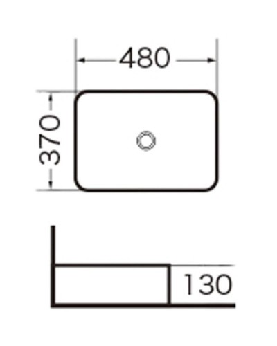 Раковина-чаша Grossman 48 GR-3016 Белая