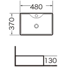 Раковина-чаша Grossman 48 GR-3017 Белая
