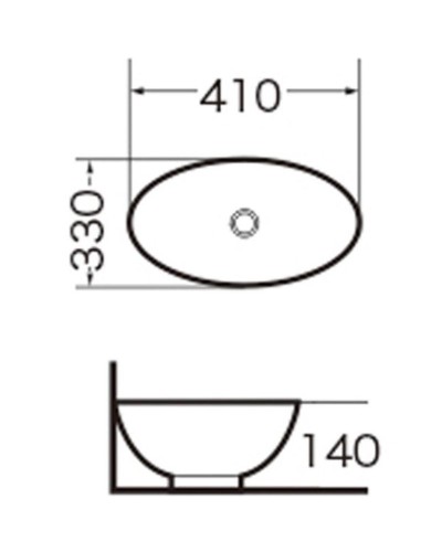 Раковина-чаша Grossman 41 GR-3018 Белая