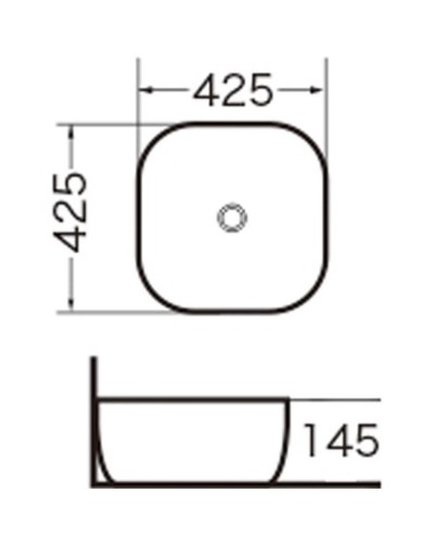 Раковина-чаша Grossman 43 GR-3019 Белая