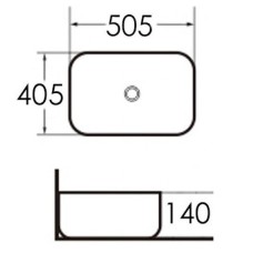 Раковина-чаша Grossman 50 GR-3020 Белая