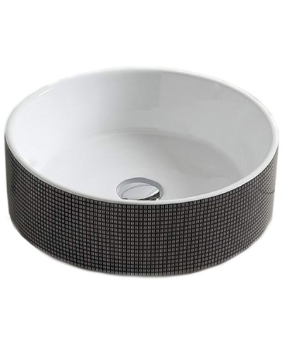 Раковина-чаша CeramaLux 38 78308 Белая Серебряная