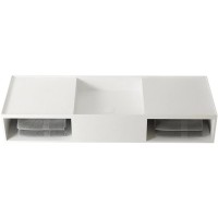 Раковина 120x40 см Vincea VWB-6S212MW