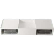 Раковина 120x40 см Vincea VWB-6S212MW