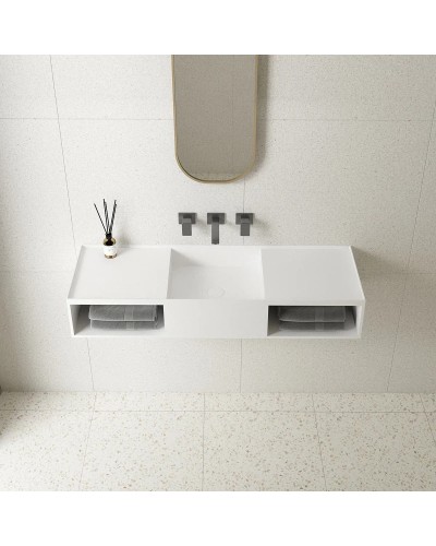 Раковина 120x40 см Vincea VWB-6S212MW