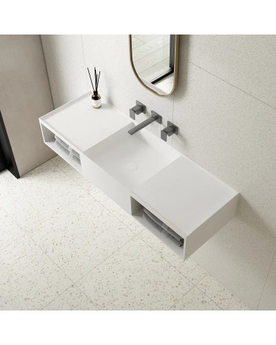 Раковина 120x40 см Vincea VWB-6S212MW