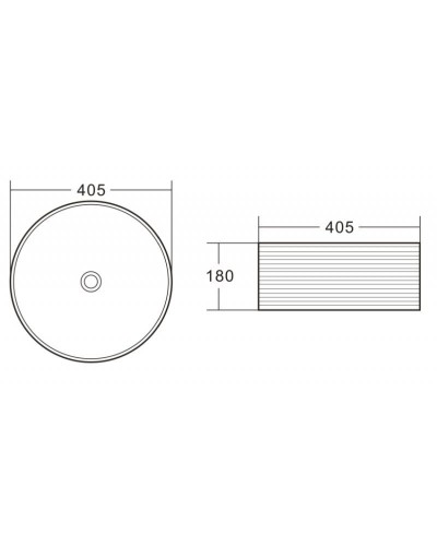 Раковина-чаша BelBagno 41 BB1406 Белая