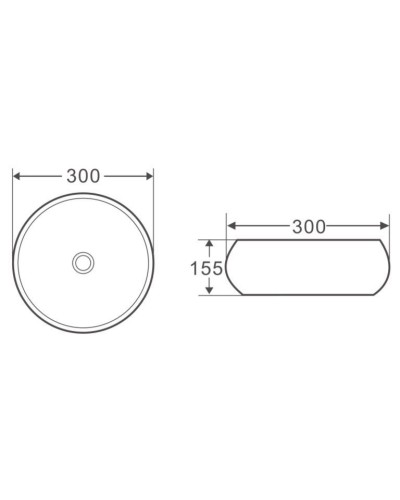 Раковина-чаша BelBagno 30 BB1114 Белая