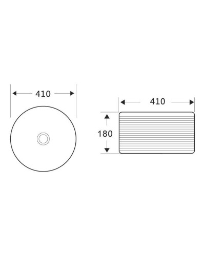 Раковина-чаша BelBagno 41 BB1420 Белая