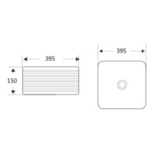 Раковина-чаша BelBagno 40 BB1421 Белая