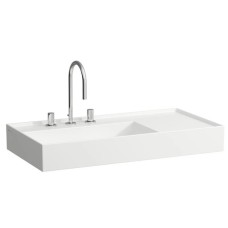 Раковина-чаша с полочкой справа 90 см Laufen Kartell by Laufen 8.1033.8.000.104.1