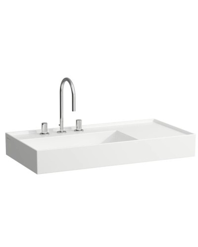 Раковина-чаша с полочкой справа 90 см Laufen Kartell by Laufen 8.1033.8.000.104.1