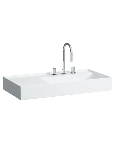 Раковина-чаша с полочкой слева 90 см Laufen Kartell by Laufen 8.1033.9.000.104.1