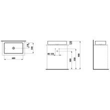 Раковина-чаша 60 см Laufen Living 8.1143.4.400.112.1
