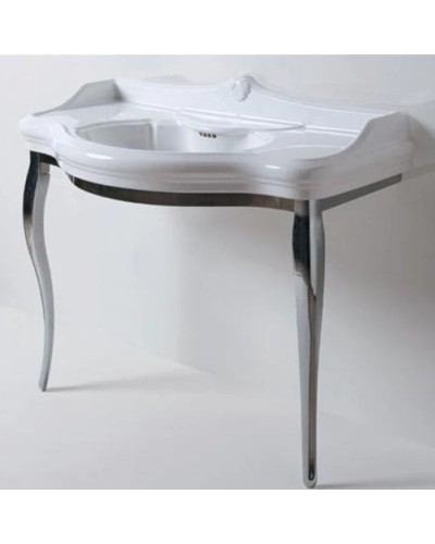 Раковина консоль 110х65 см с тремя отверстиями под смеситель Azzurra Giunone GIU200110/ALZAT bix3