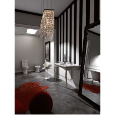 Раковина-консоль Kerasan Retro 100 1049K0 bix3 cr legs Белая Хром