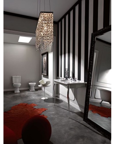 Раковина-консоль Kerasan Retro 100 1049K0 bix3 cr legs Белая Хром