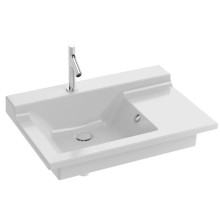 Подвесная раковина-столешница с отверстием для смесителя 80 см Jacob Delafon Soprano EXL112-00