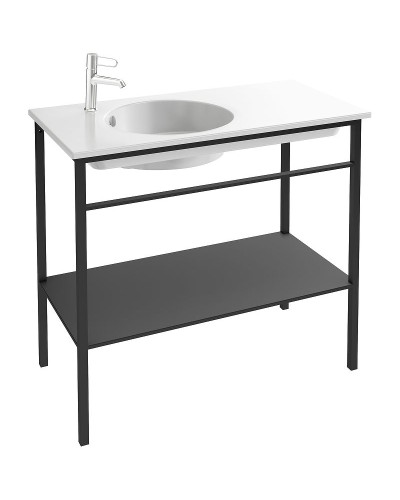 Раковина Jacob Delafon Odeon Rive Gauche 100 EXAU112-Z-00 Белая