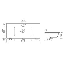 Раковина Ceramica Nova Element 101 CN7003 Белая