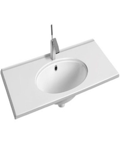 Раковина CeramaLux 91 9090F Белая