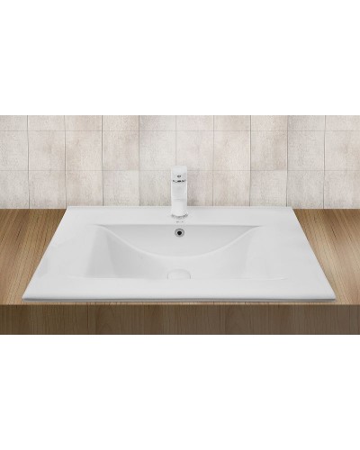 Раковина WeltWasser Deilbach 7505 75 10000004627 Белый глянец