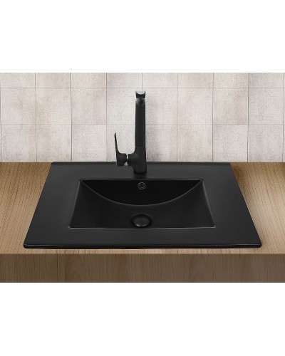 Раковина WeltWasser Deilbach 7506 75 MT- BL 10000005565 Черная матовая