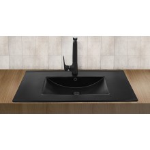 Раковина WeltWasser Deilbach 7506 100 MT- BL 10000005568 Черная матовая