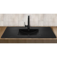 Раковина WeltWasser Deilbach 7506 120 MT- BL 10000005569 Черная матовая