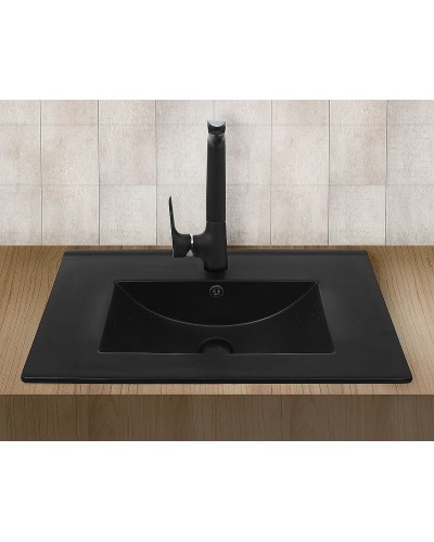 Раковина WeltWasser Deilbach 7517 70 MT-BL 10000005572 Черная матовая