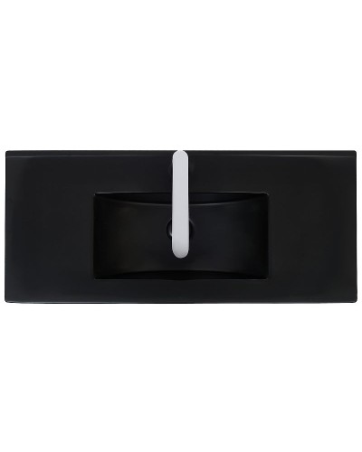 Раковина WeltWasser Deilbach 7517 90 MT-BL 10000005574 Черная матовая