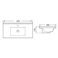 Раковина WeltWasser Deilbach 7517 90 MT-BL 10000005574 Черная матовая