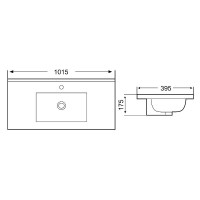 Раковина WeltWasser Deilbach 7517 100 MT-BL 10000005575 Черная матовая