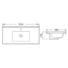 Раковина WeltWasser Deilbach 7517 100 MT-BL 10000005575 Черная матовая