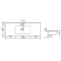 Раковина Ceramica Nova Element 121 CN7006 Белая