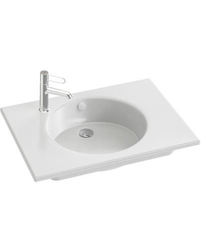 Раковина Jacob Delafon Odeon Rive Gauche 70 EXAX112-Z-00 Белая