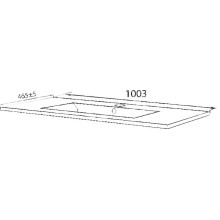 Раковина Iddis 100 0131000i28 Белая