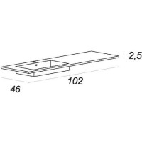Раковина Cezares Avril 102 50165 Белая