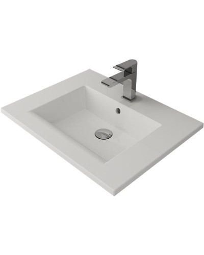 Раковина Creto Bocchi Milano 60 1161-001-0126 Белая глянцевая