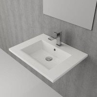 Раковина Creto Bocchi Milano 60 1161-001-0126 Белая глянцевая