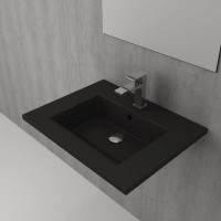 Раковина Creto Bocchi Milano 60 1161-004-0126 Черная матовая