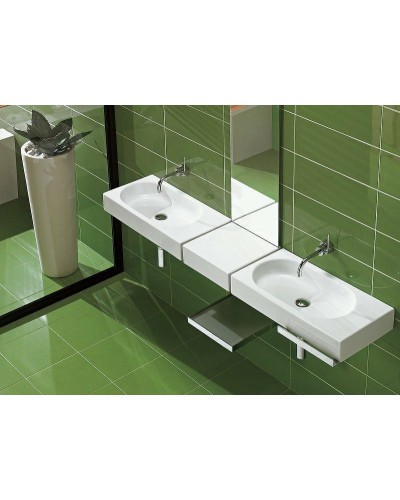 Раковина Hatria Area 70 L Y0W901 Белая