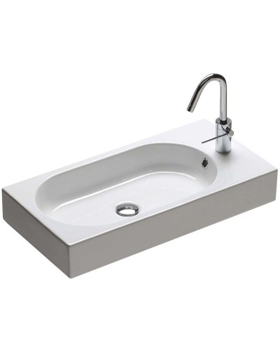 Раковина Hatria Area 70 L Y0W901 Белая