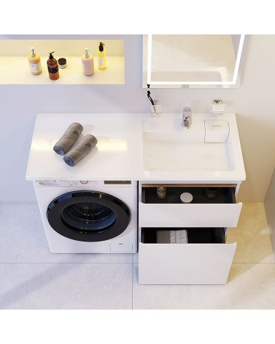 Раковина AM.PM X-Joy 120 R M85AWPR1201WG на стиральную машину Белая