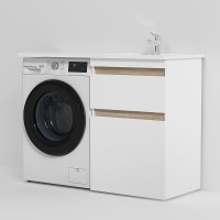 Раковина AM.PM X-Joy 120 R M85AWPR1201WG на стиральную машину Белая